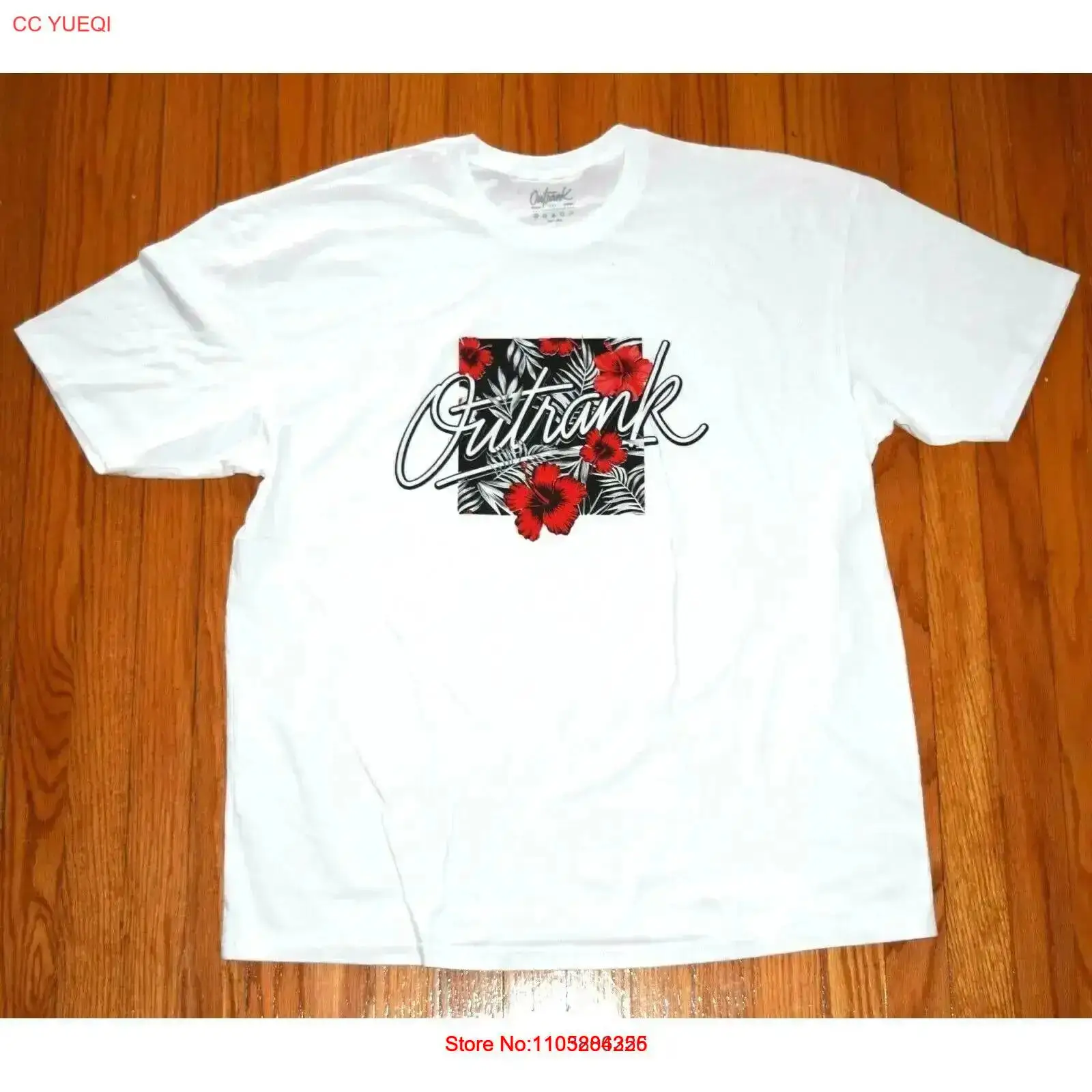 Streetwear Brand With White Flowers - OutRank Brand Miami Streetwear Heren 2XL