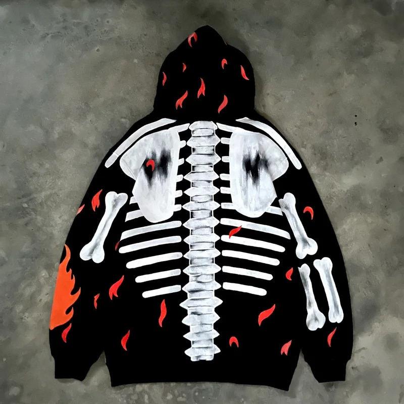 Europe Streetwear Brand - Halloween Cosplayl Harajuku Punk Stijl Mode
