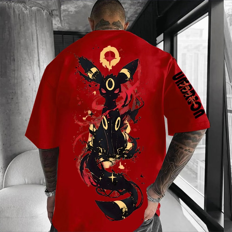 Streetwear Brand Shoes - Pokémon Co-branded T-shirt met print 2025,