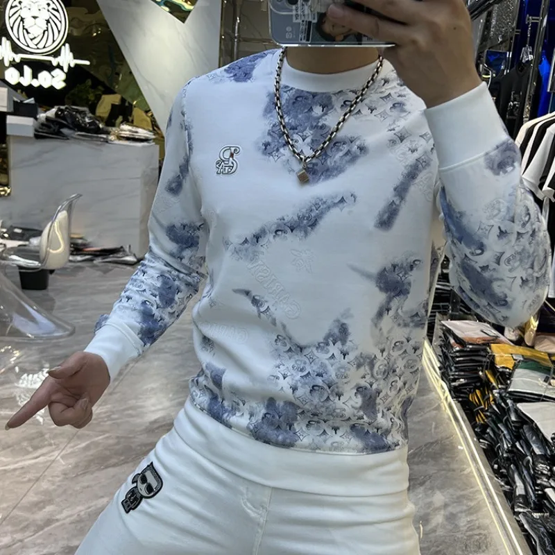 Streetwear Brand Aesthetic - Harajuku Mode Luxe Sweatshirts Voor Mannen