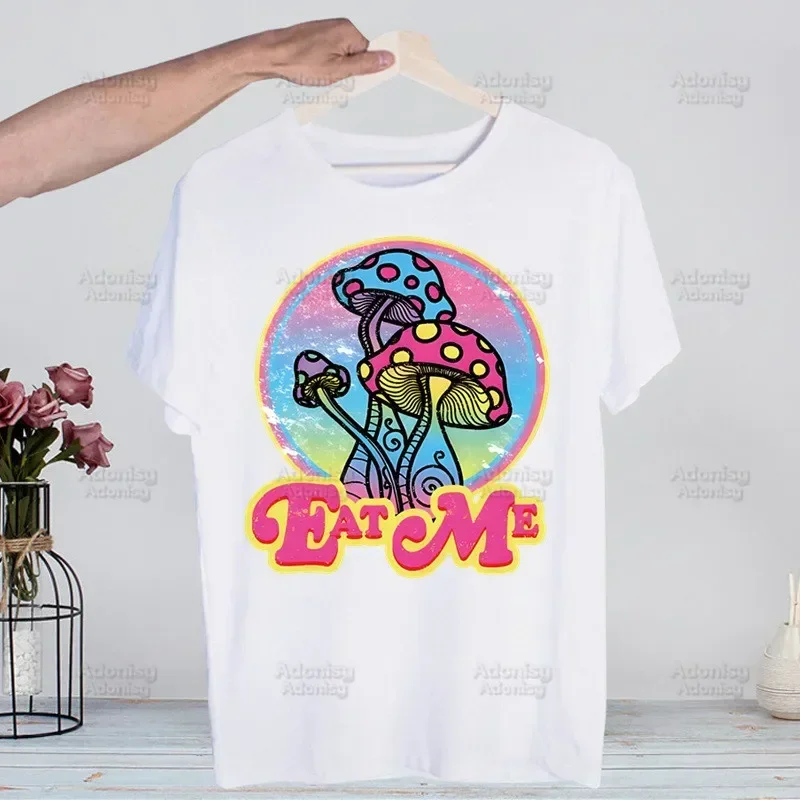 Streetwear Brand Aesthetic - Paddestoel Grafische Esthetische Print Mannen Merk