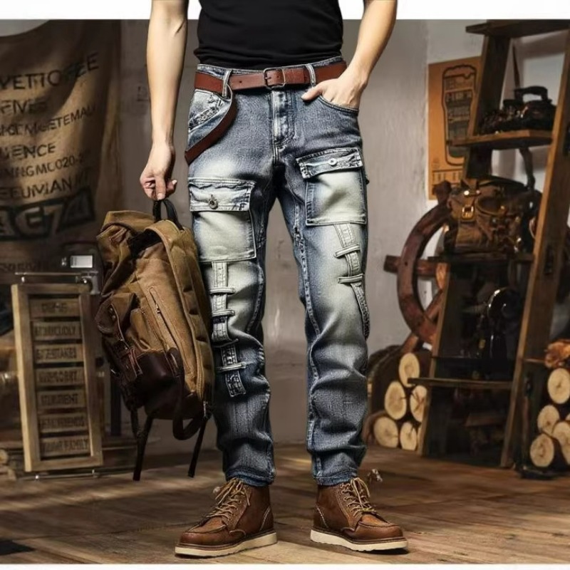 Heren distressed gewassen high - Europe Streetwear Brand recensie en prijs