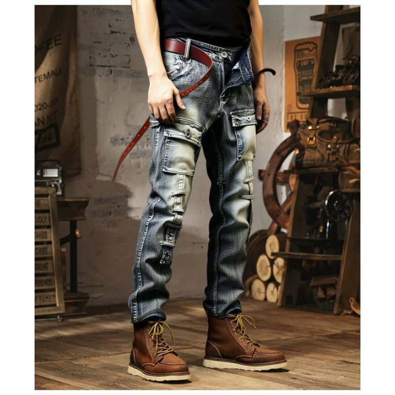 Heren distressed gewassen high - Europe Streetwear Brand recensie en prijs