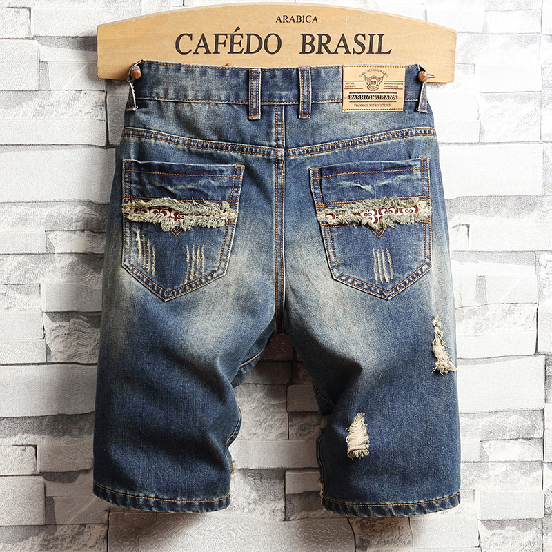 Gescheurde hiphop-denimshorts  - Streetwear Brand Pants recensie en prijs