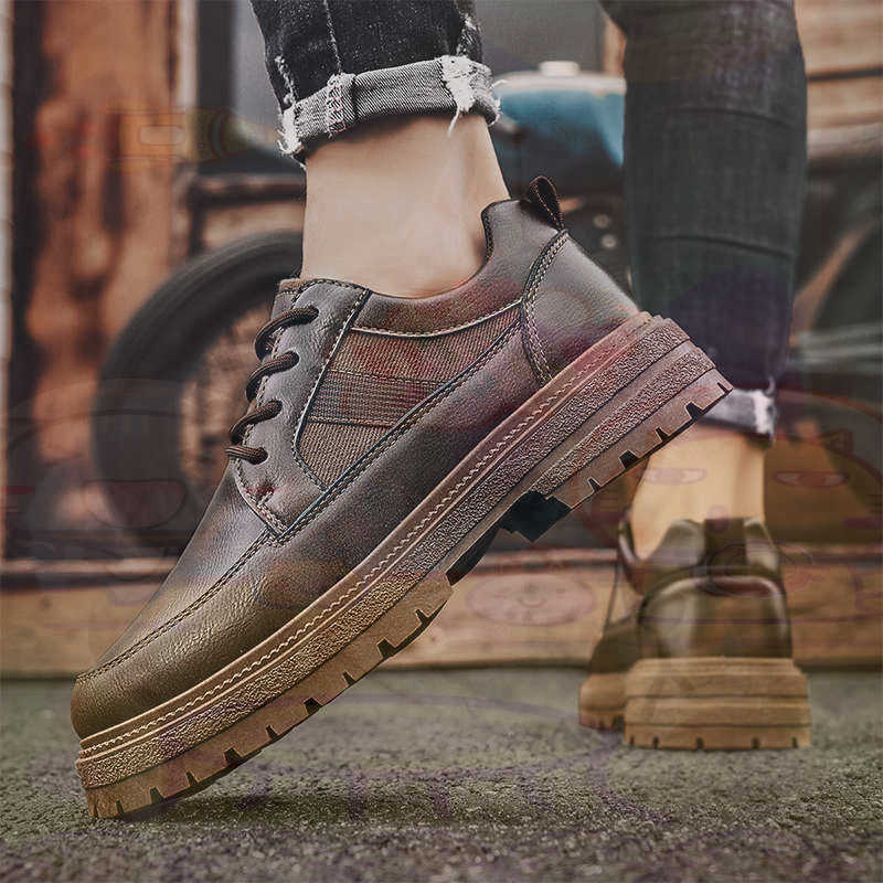 Donker natuurlijk leer Mode-sn - Streetwear Brand Global recensie en prijs