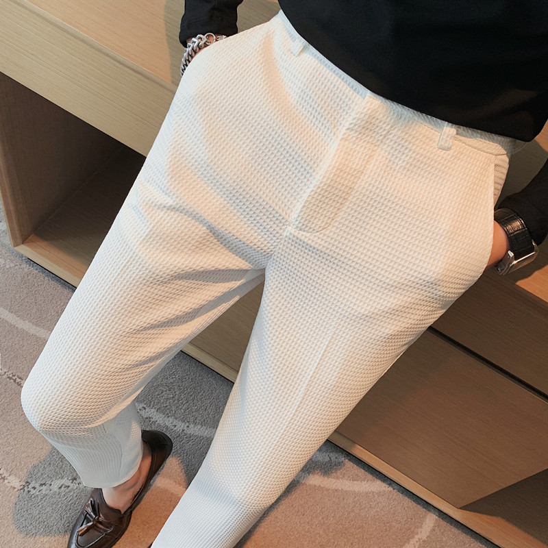 2024 Herfst Nieuwe Wafel Stret - Streetwear Brand Pants recensie en prijs