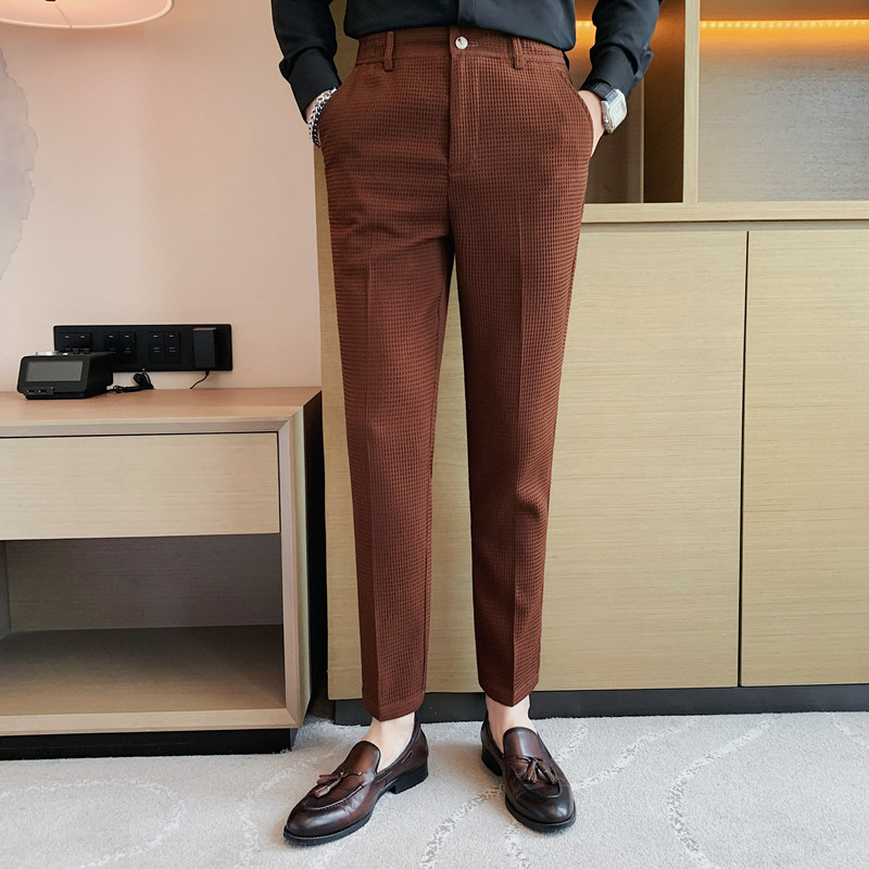 2024 Herfst Nieuwe Wafel Stret - Streetwear Brand Pants recensie en prijs
