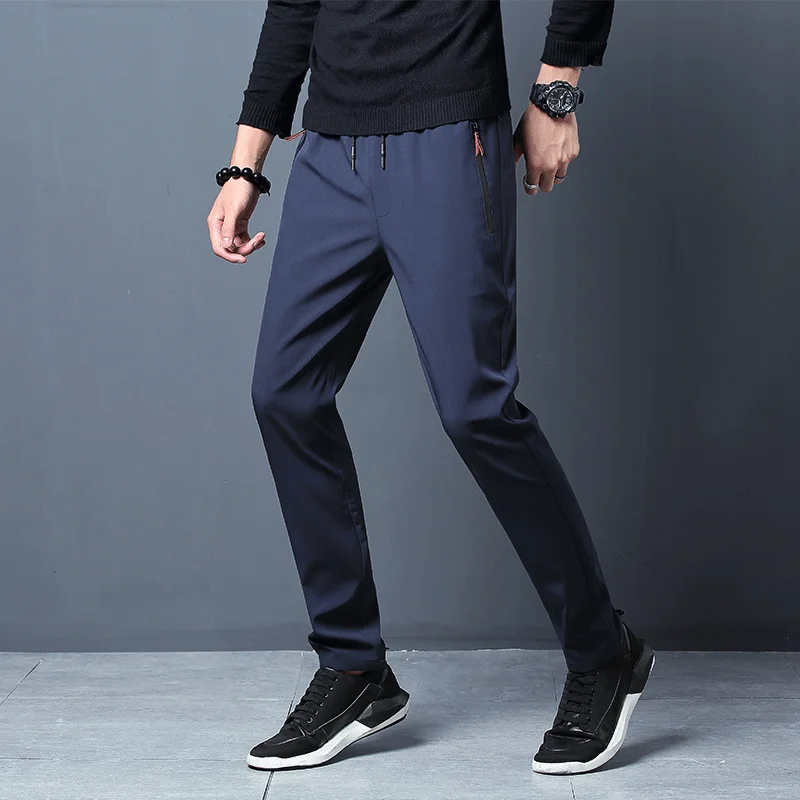 Heren casual broek recht slim  - Streetwear Brand Pants recensie en prijs