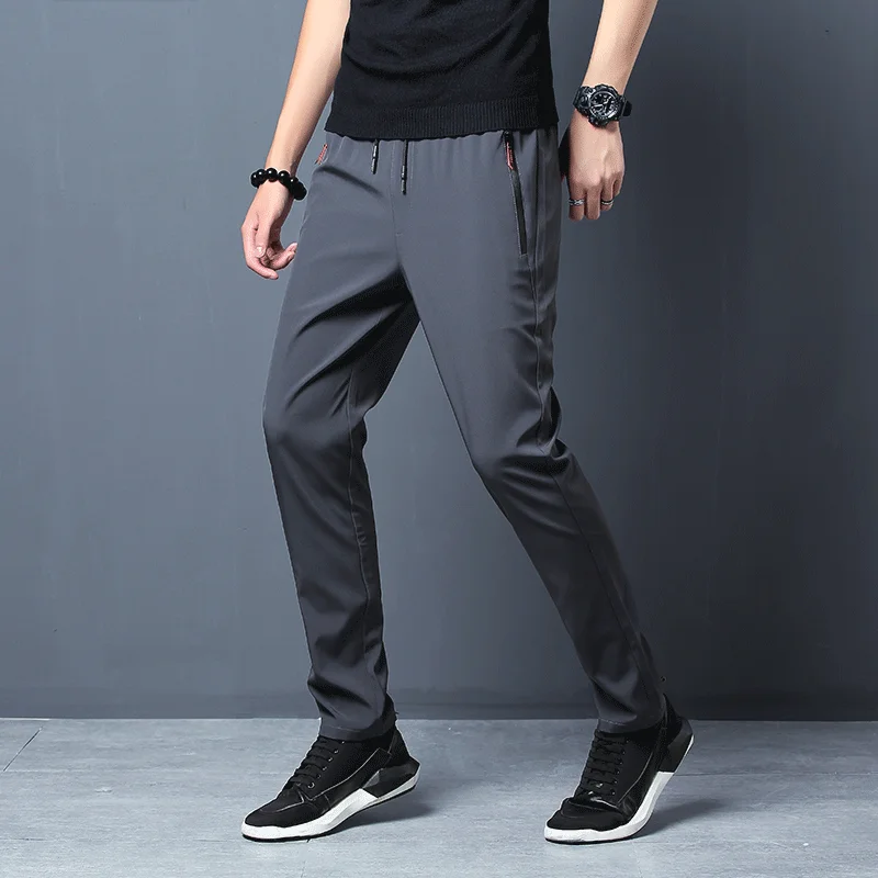 Heren casual broek recht slim  - Streetwear Brand Pants recensie en prijs